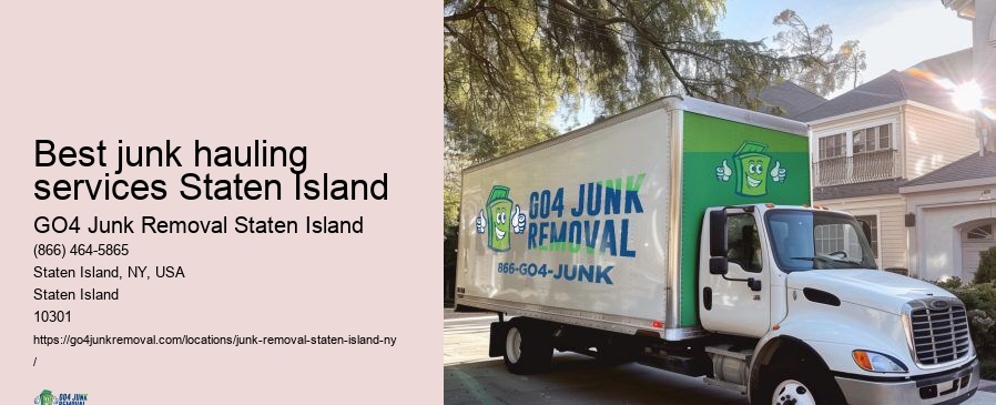 Best junk hauling services Staten Island old furniture removal