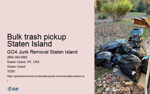 Clean up junk Bulk trash pickup Staten Island