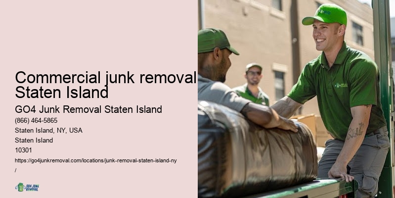 Commercial junk removal Staten Island dishwasher pickup