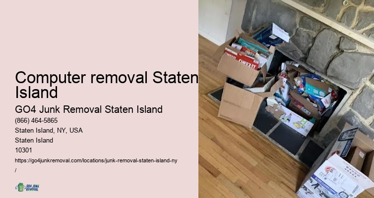 Computer removal Staten Island trash removal service