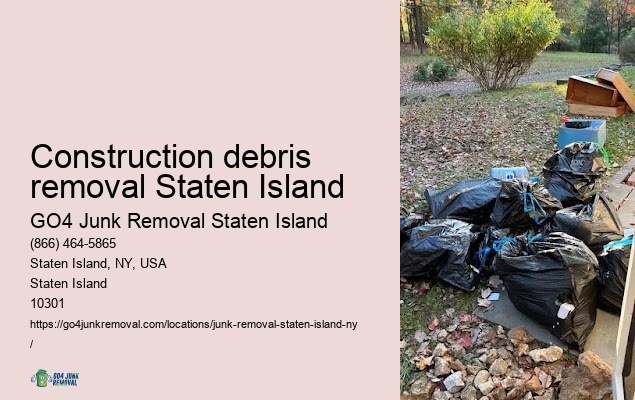 Construction debris removal Staten Island junk disposal
