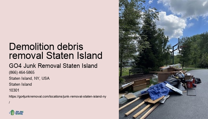 Residential waste removal Demolition debris removal Staten Island