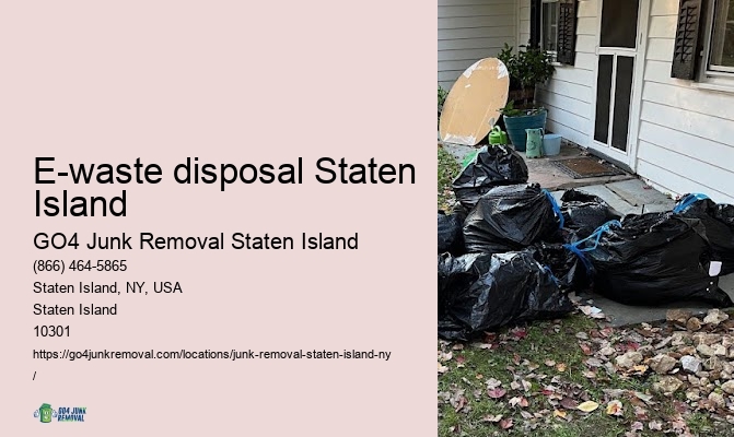 Basement cleanout E-waste disposal Staten Island