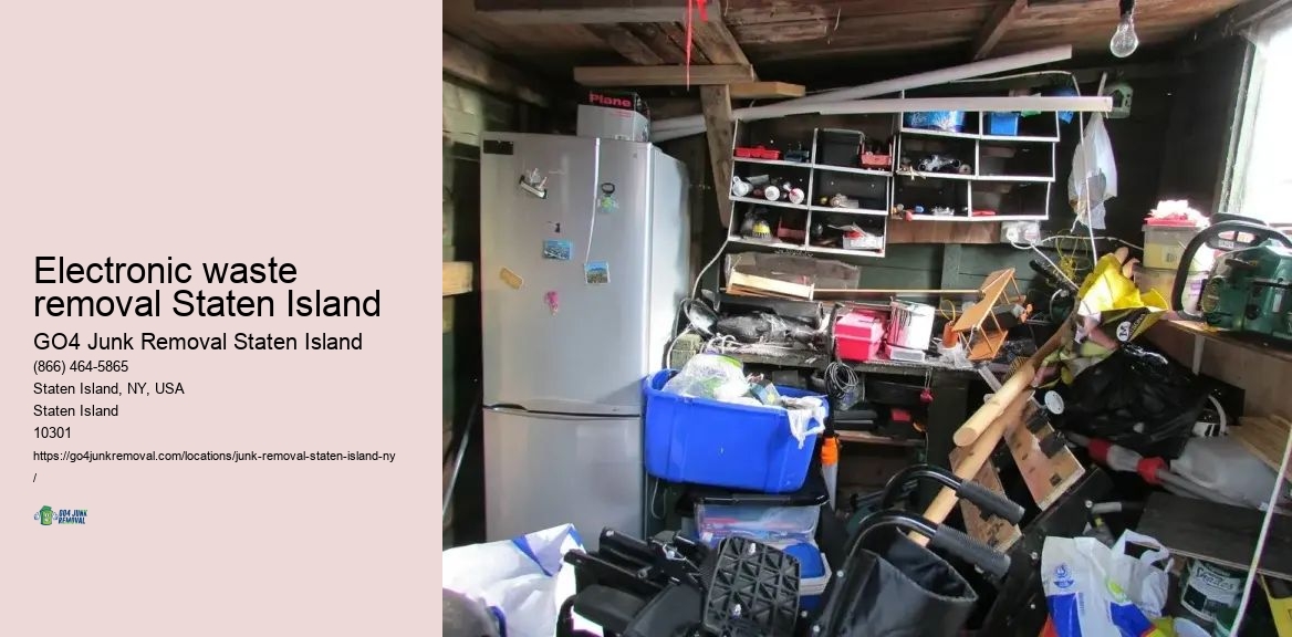 Local mattress disposal Electronic waste removal Staten Island