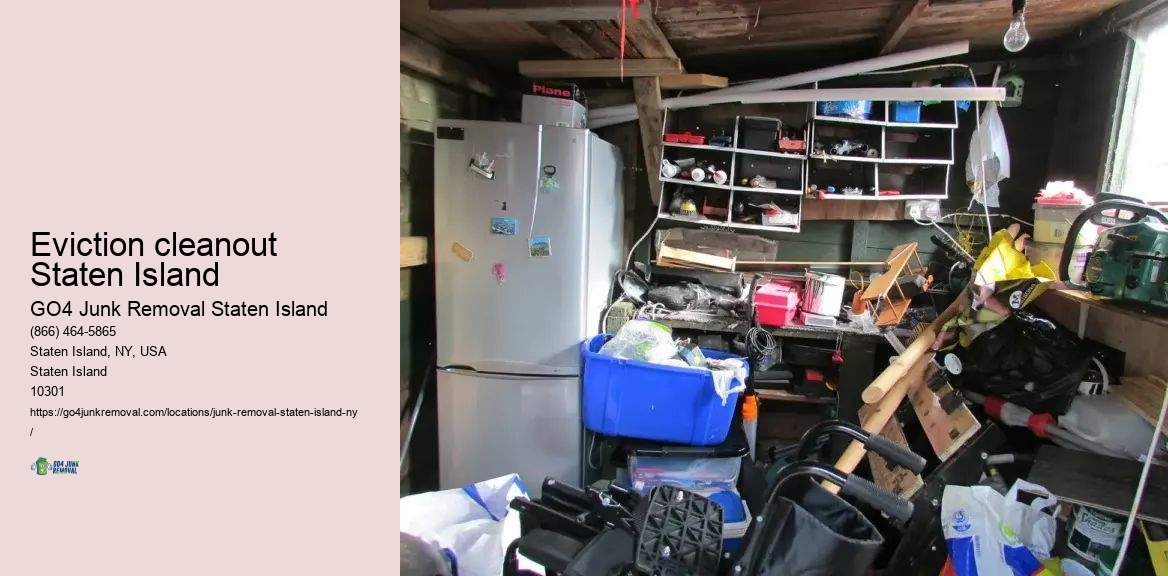 Electronics recycling Eviction cleanout Staten Island