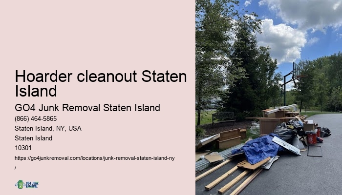 Quick junk haul Hoarder cleanout Staten Island