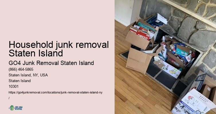 Junk disposal service Household junk removal Staten Island