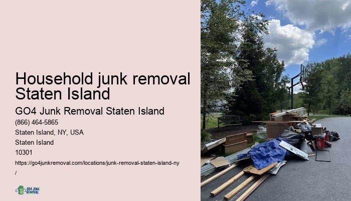 Household junk removal Staten Island paint disposal