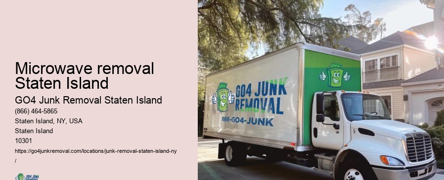 Junk recycling Microwave removal Staten Island