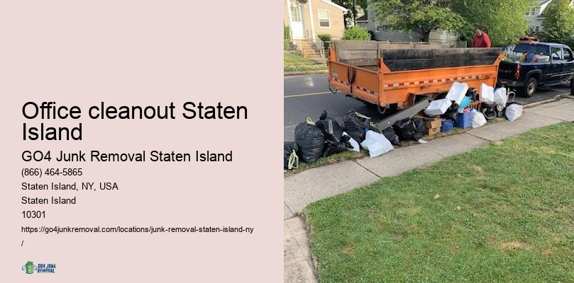 Construction junk removal Office cleanout Staten Island