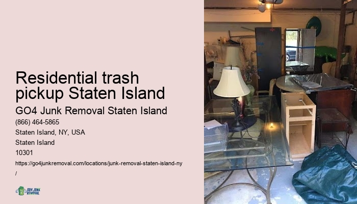 Green disposal Residential trash pickup Staten Island