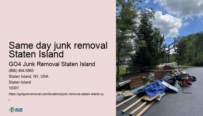 Reliable mattress recycling Same day junk removal Staten Island