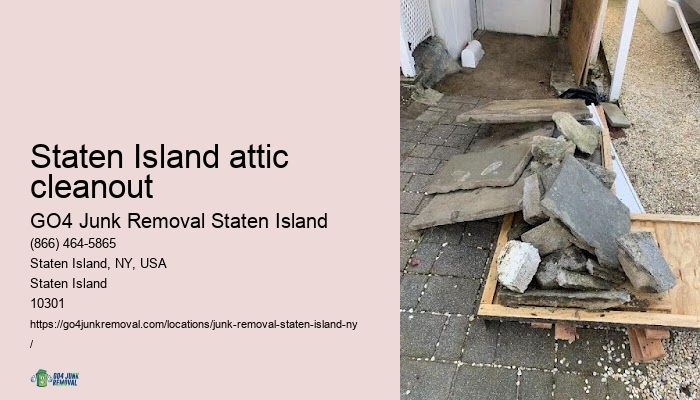 Junk disposal service Staten Island attic cleanout