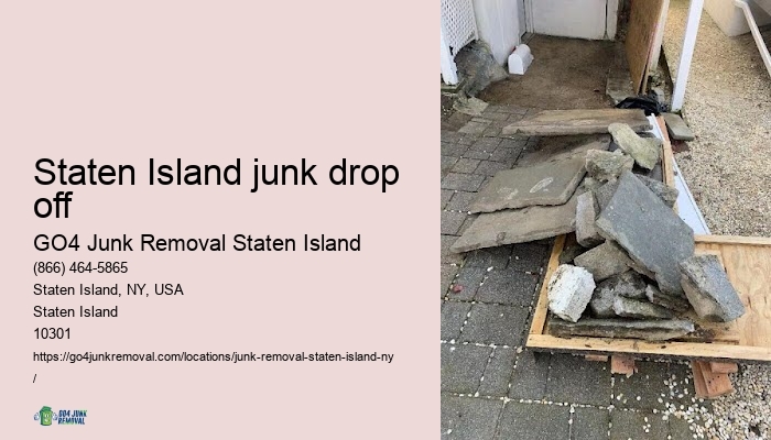 Eco-friendly junk removal Staten Island junk drop off