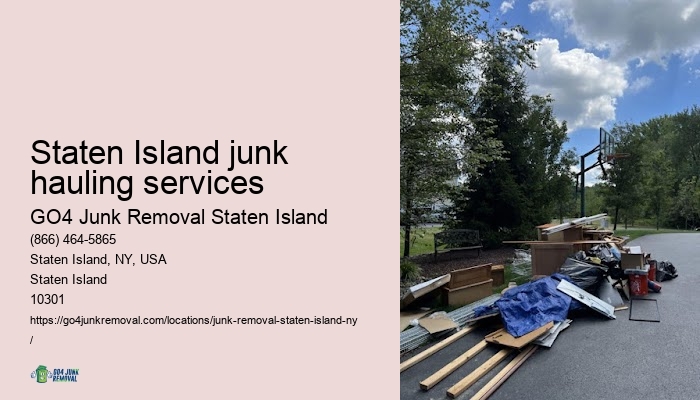 Electronics recycling Staten Island junk hauling services