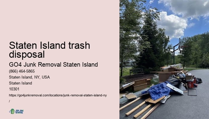 Staten Island trash disposal curbside junk removal