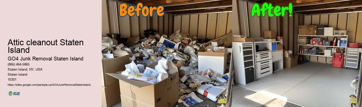 Yard debris cleanup Attic cleanout Staten Island