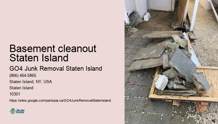 Residential trash removal Basement cleanout Staten Island
