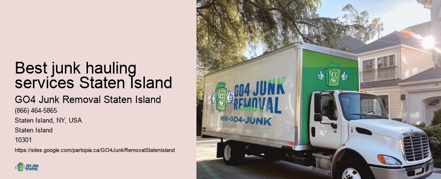 Fast construction debris removal Best junk hauling services Staten Island