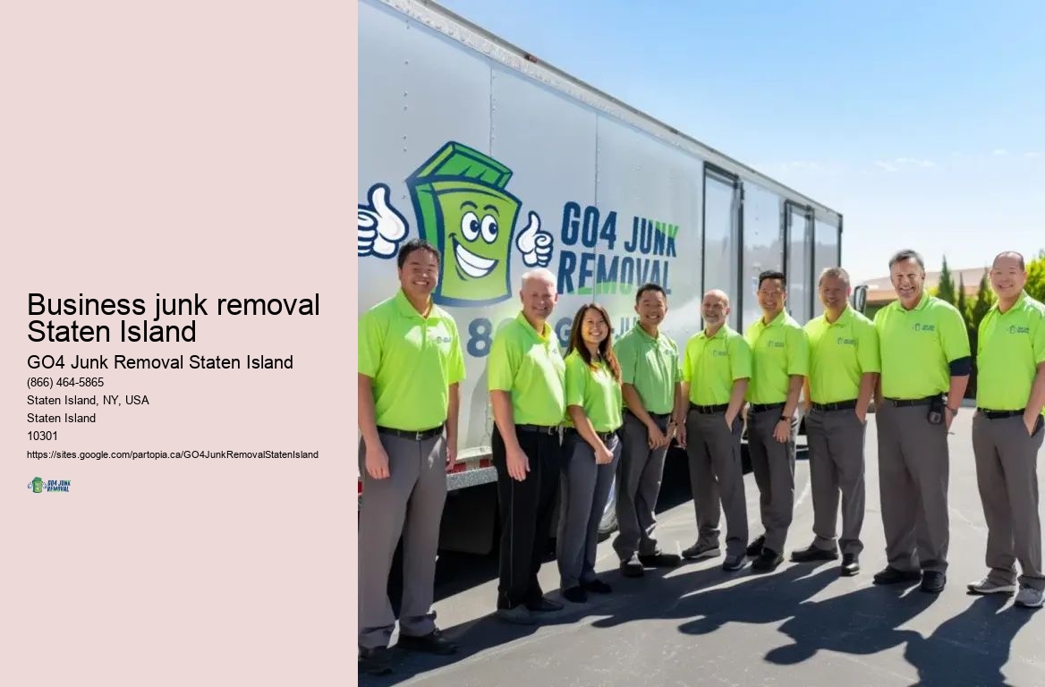Business junk removal Staten Island trash pickup service