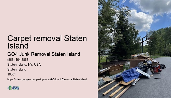 Carpet removal Staten Island junk disposal