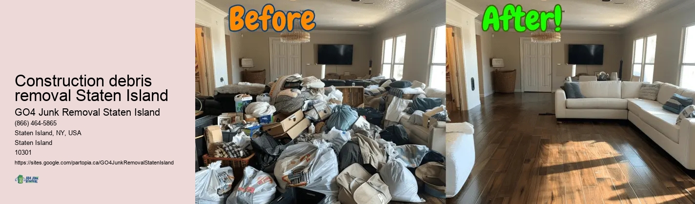Hoarder cleanout Construction debris removal Staten Island
