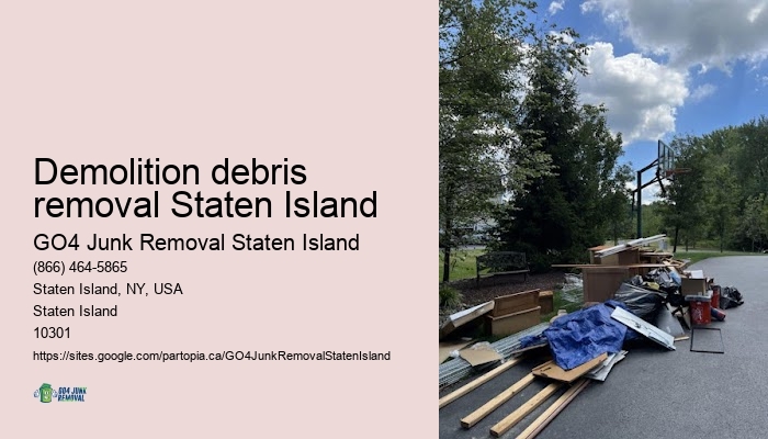 Basement cleanout Demolition debris removal Staten Island