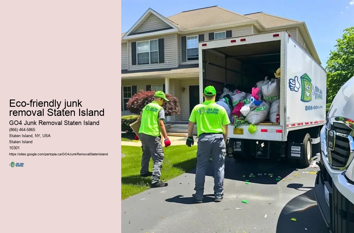 Eco-friendly junk removal Staten Island basement junk removal