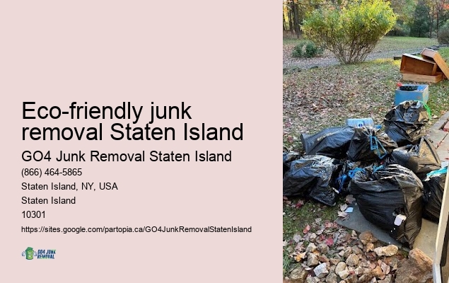 Junk cleanup services Eco-friendly junk removal Staten Island