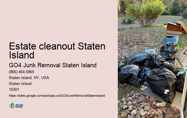 Estate cleanout Staten Island junk pick up