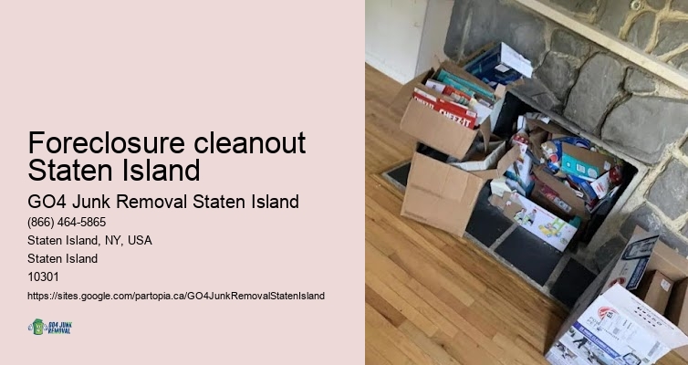 Foreclosure cleanout Staten Island waste removal