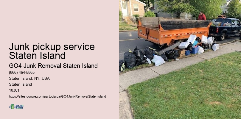 Junk pickup service Staten Island brush removal