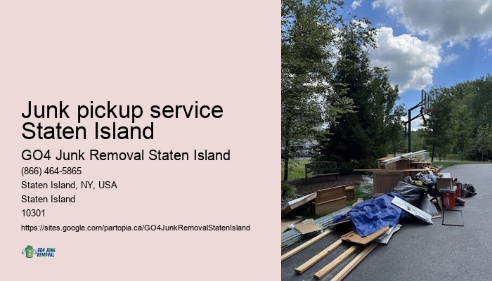 Appliance disposal Junk pickup service Staten Island