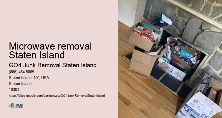 Eco-friendly appliance disposal Microwave removal Staten Island