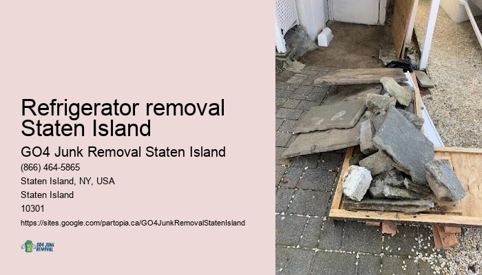 Refrigerator removal Staten Island Junk Metal Removal
