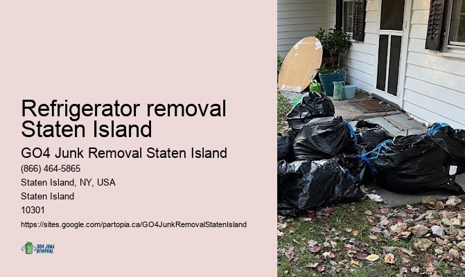 Property junk removal Refrigerator removal Staten Island
