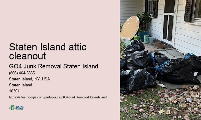 Clean up junk Staten Island attic cleanout
