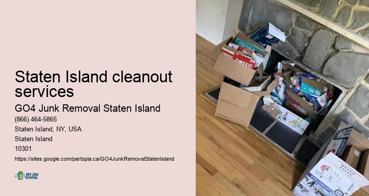 Quick junk pickup Staten Island cleanout services
