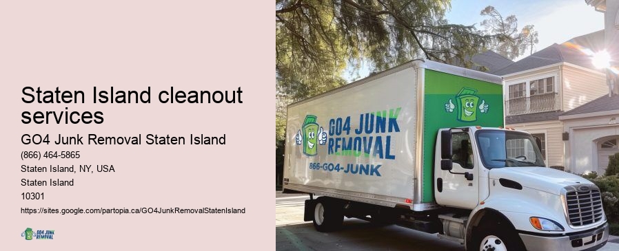 Staten Island cleanout services junk moving services