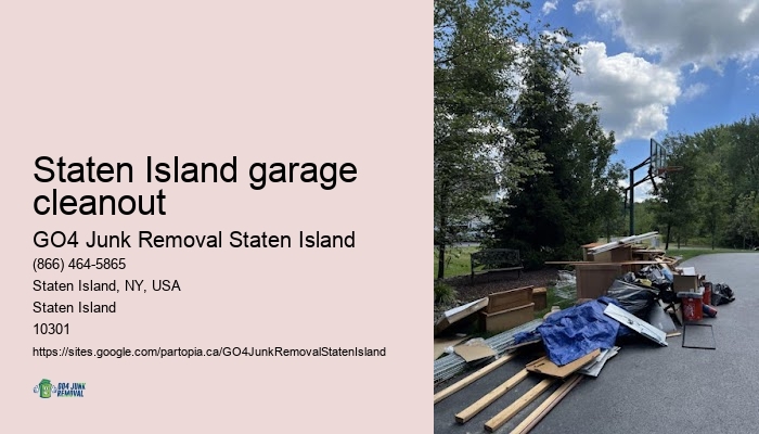 Staten Island garage cleanout bed frame disposal