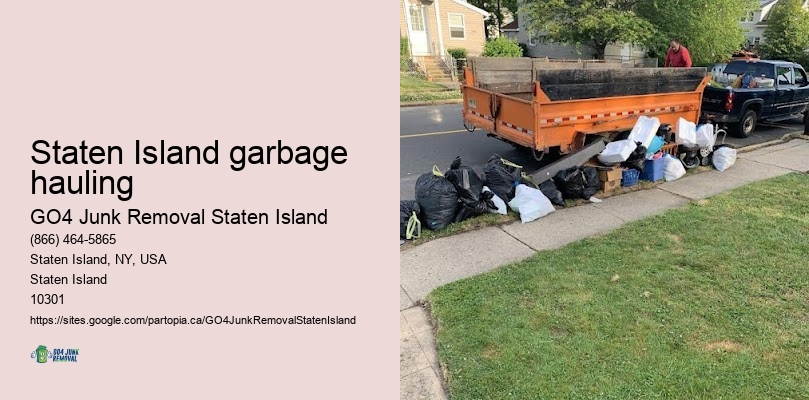 Secure junk removal Staten Island garbage hauling