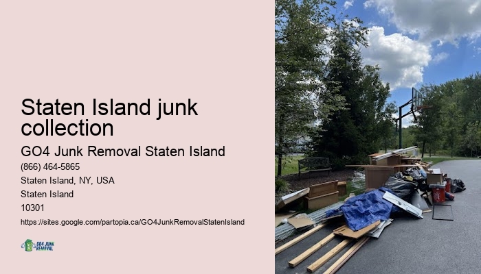 Yard cleanup Staten Island junk collection
