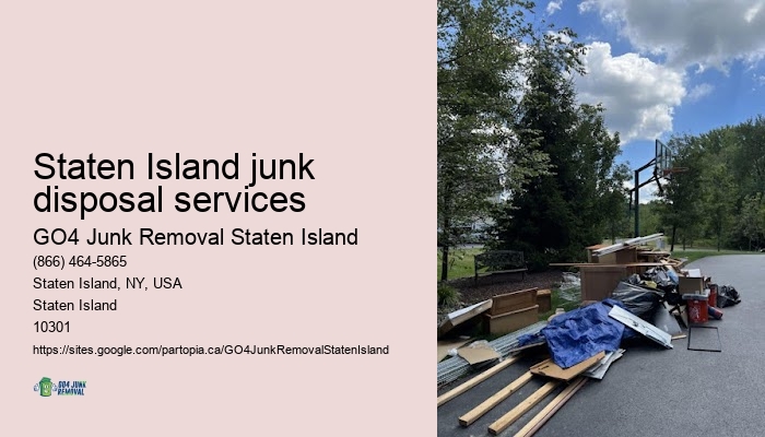 Clean yard waste Staten Island junk disposal services