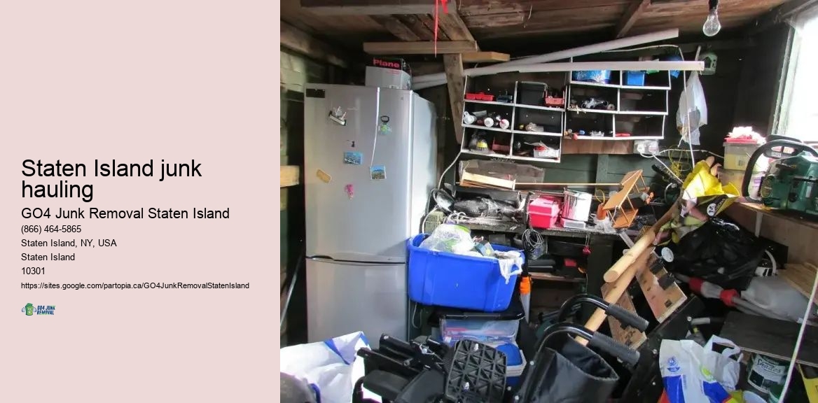 Junk disposal solution Staten Island junk hauling