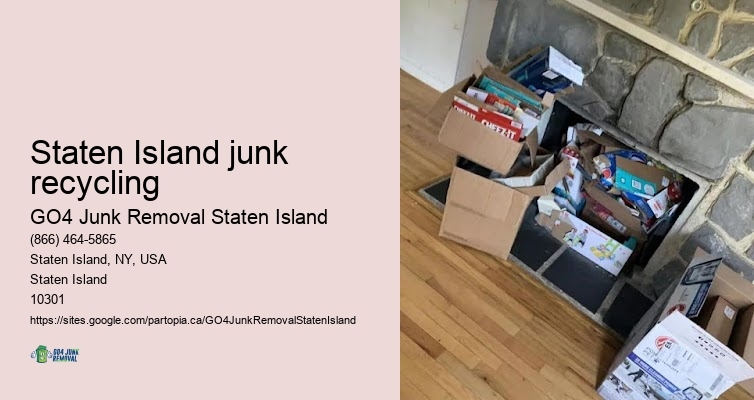 Appliance disposal Staten Island junk recycling