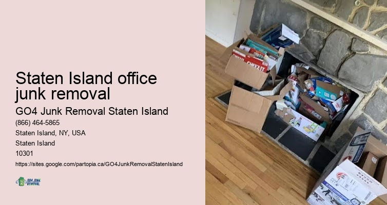 Eco-friendly cleanout Staten Island office junk removal